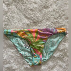 NWOT Billabong Dreamland Reversible Tanga Bikini Bottoms